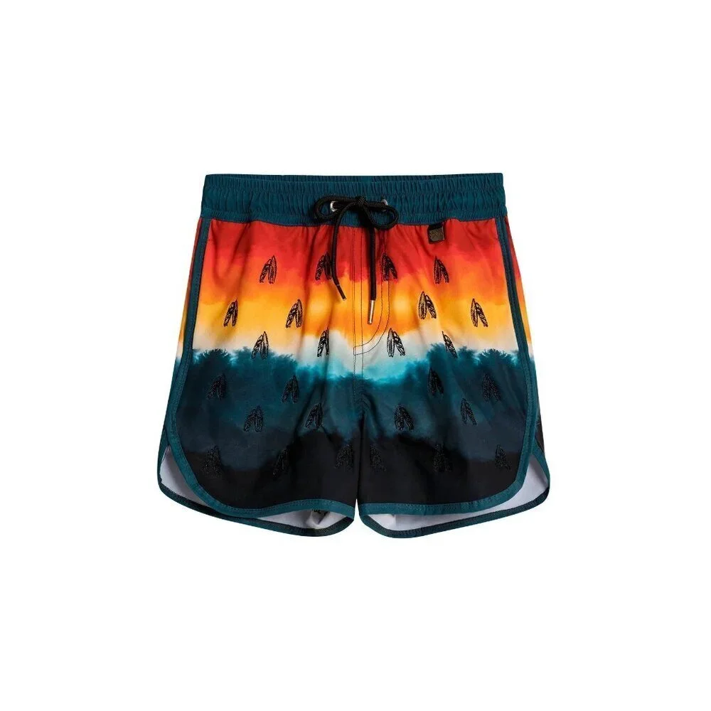 Agua Bendita Tiago Swim Trunks Multicolor Kids Size 2